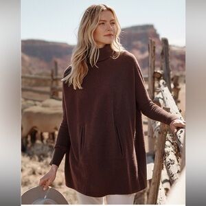 Garnet Hill Oversized Turtleneck Sweater
